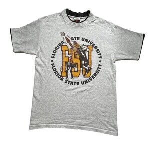 Florida State University Seminoles FSU Chief Osceola Vintage 90s T Shirt Large